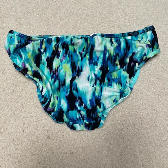 Kenneth Cole New York Teal Green Bikini Bottom - Picture 2 of 3